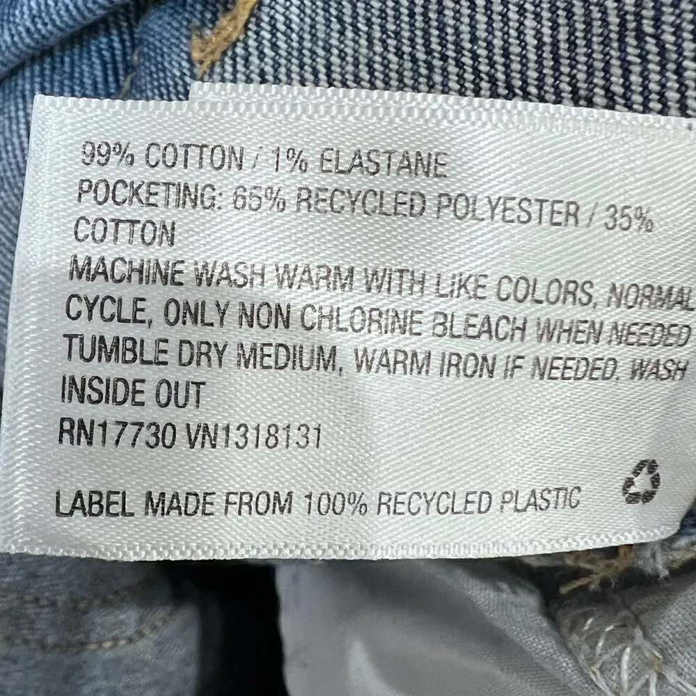 Wild fable highest rise baggy jeans distressed medium wash size 29/8 - Picture 16 of 16